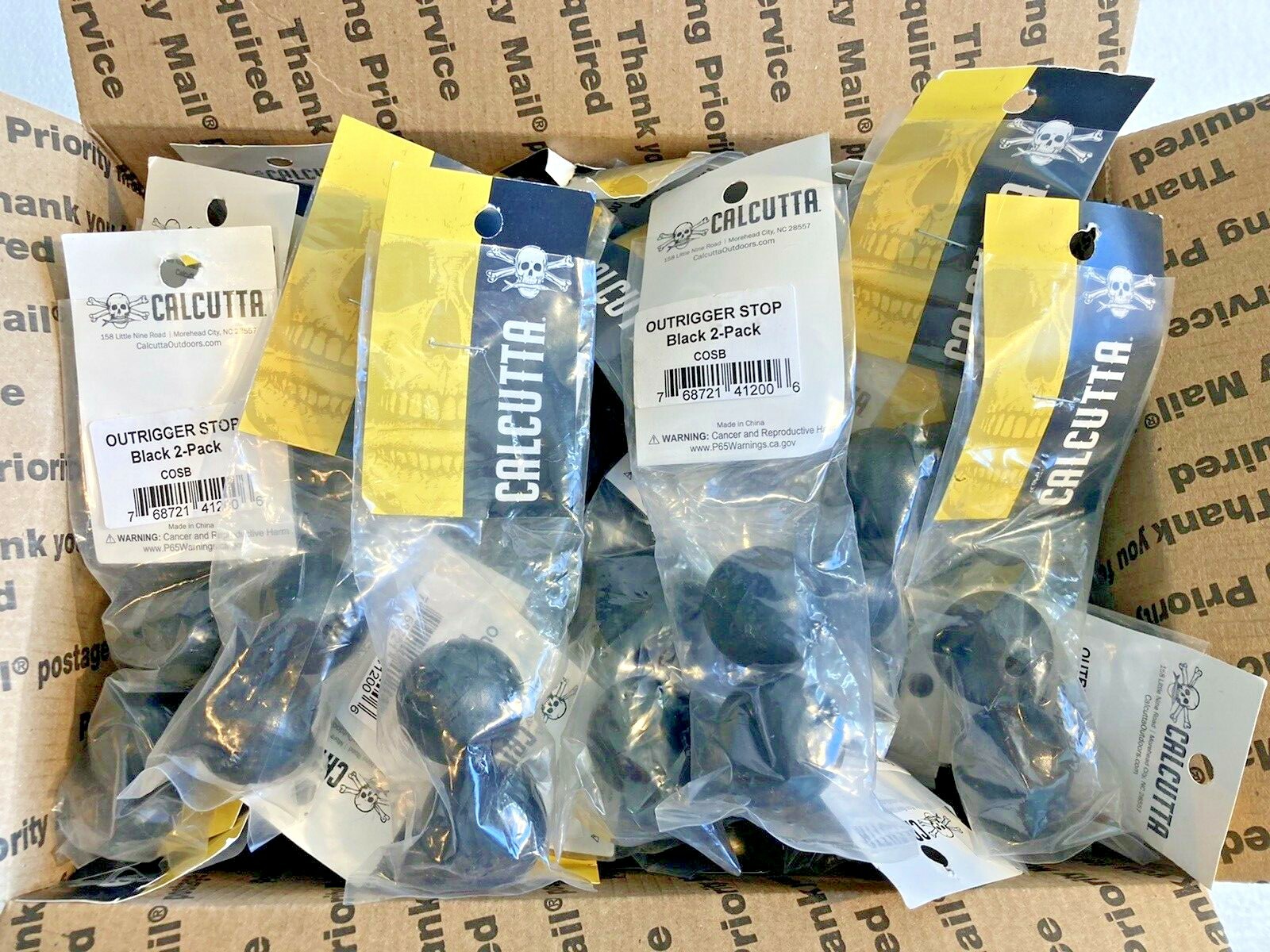 Lot of 70 Calcutta Outdoors Outrigger Stops Fishing Rigging Ball Line Equipment