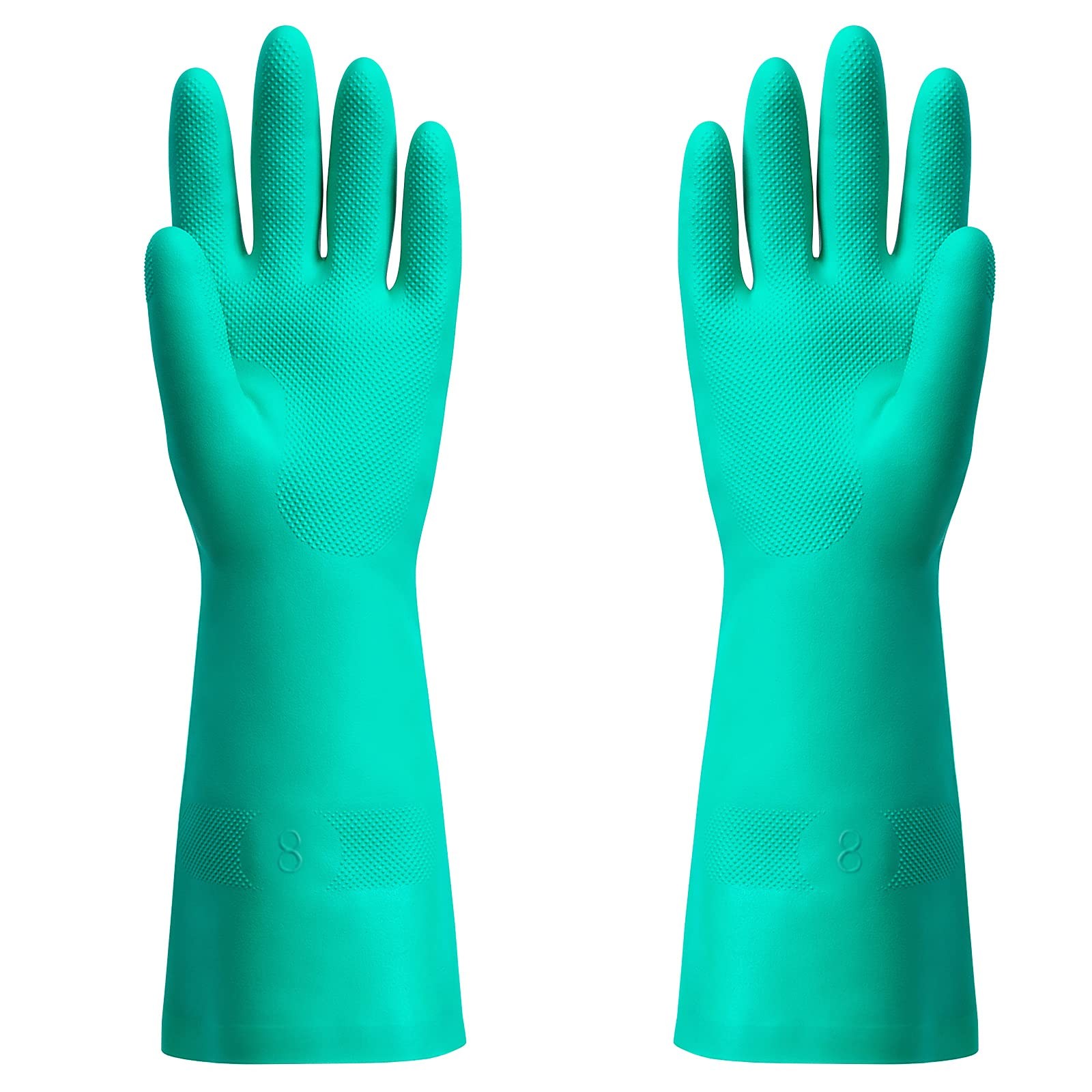 ThxToms Chemical Resistant Nitrile Gloves, Latex Rubber Free, 1 Pair, M Medium