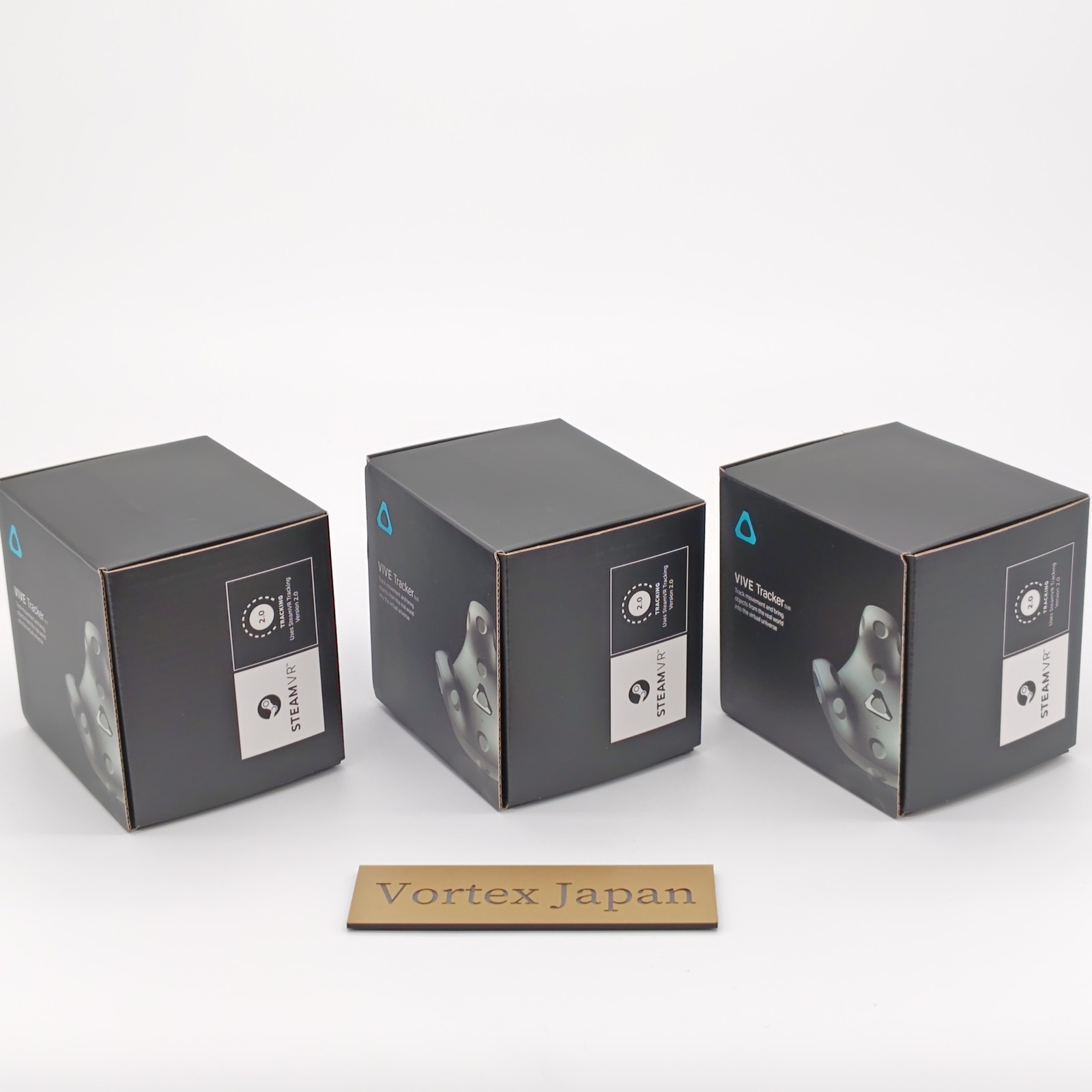 HTC VIVE Tracker 3.0 2021 Model x3 Set USB Cable Operation confirmed Near Mint