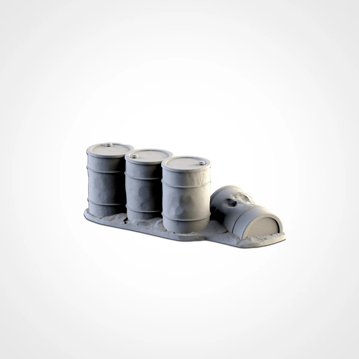 Post-Apocalyptic Barricades - Resin Tabletop Miniature
