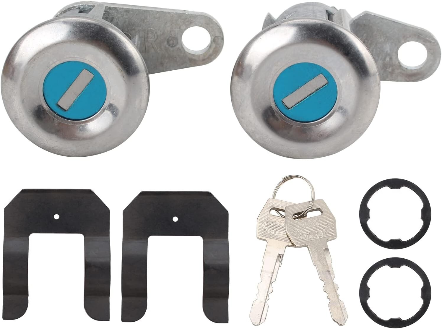 Pair Door Lock Cylinder Keys For Ford Truck Van Mercury F100 F150 F250 F350 E150