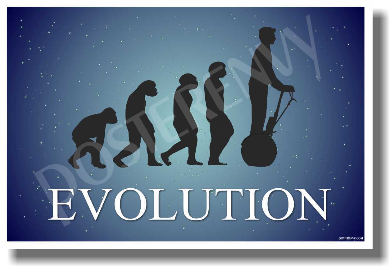 Segway Evolution - Blue - NEW Novelty Humor Poster (hu243)