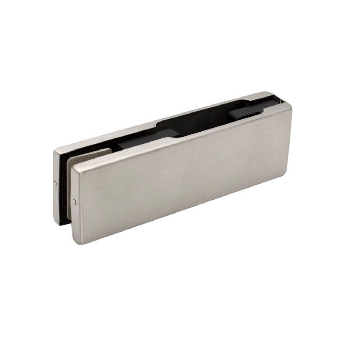 FHC EPF201BS European Top/Bottom Patch Fitting No Insert - Brushed Stainless