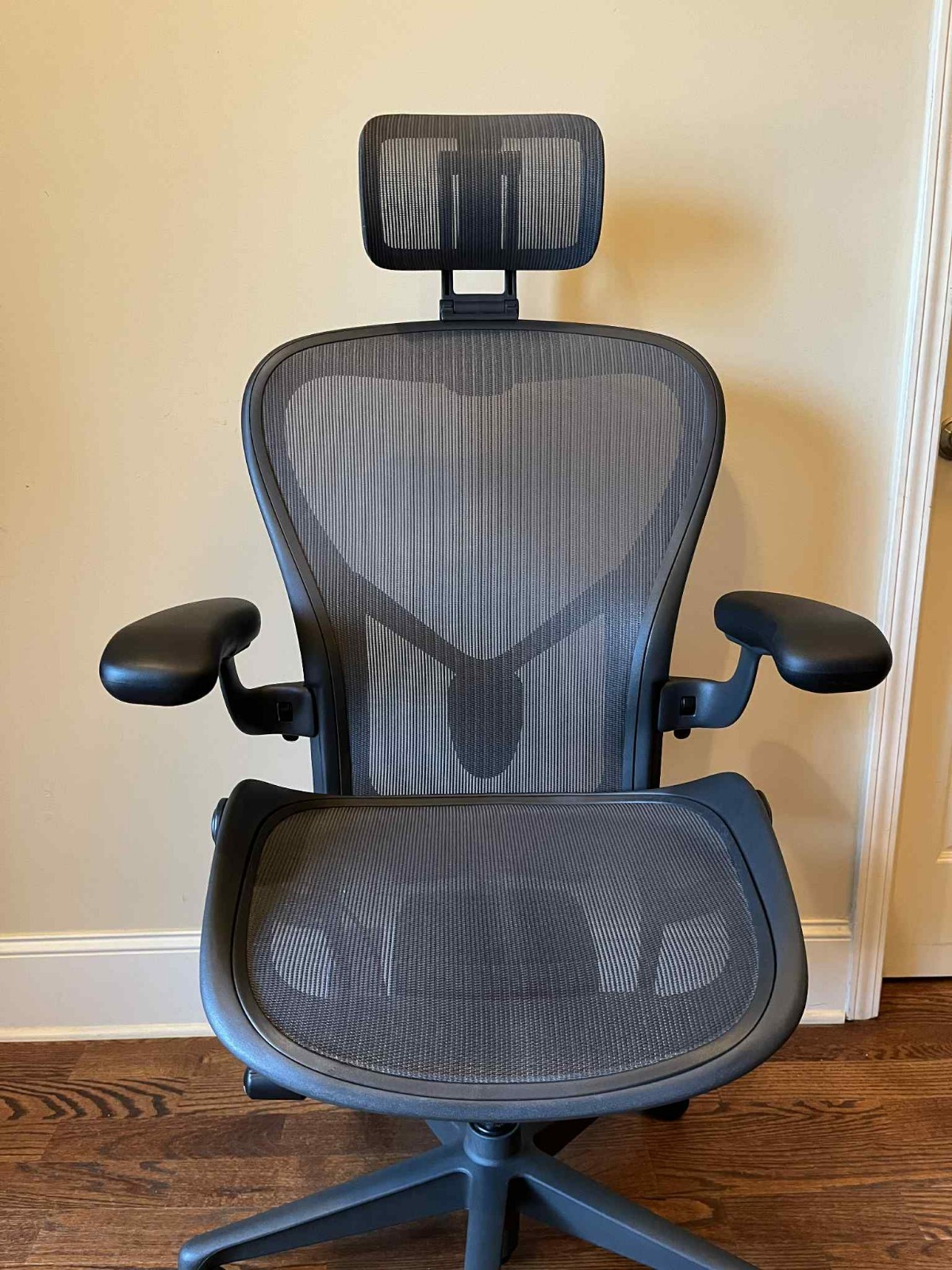 Herman Miller Aeron Office Chair - Remastered Version Size C with Headrest