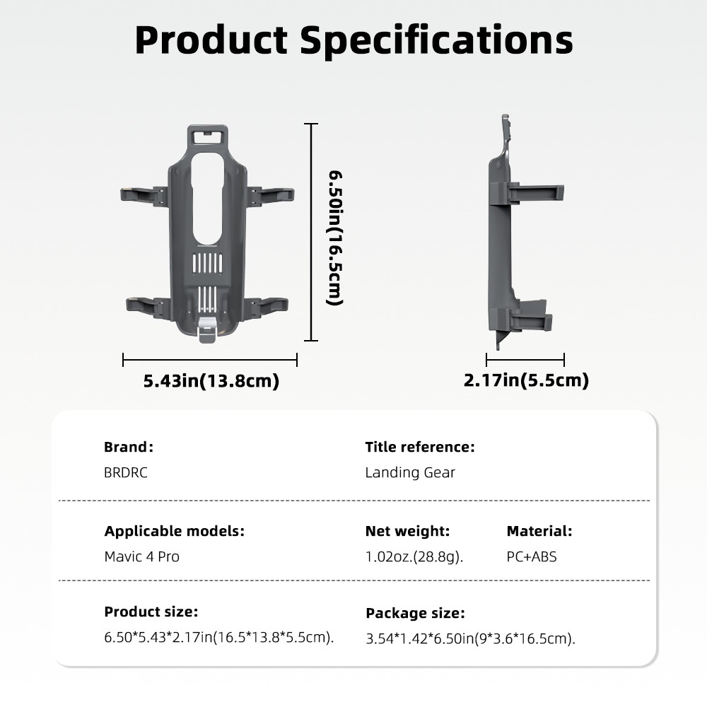 Landing Gear Heightened Tripod For DJI Mavic 4 Pro Drone Protector Accessories