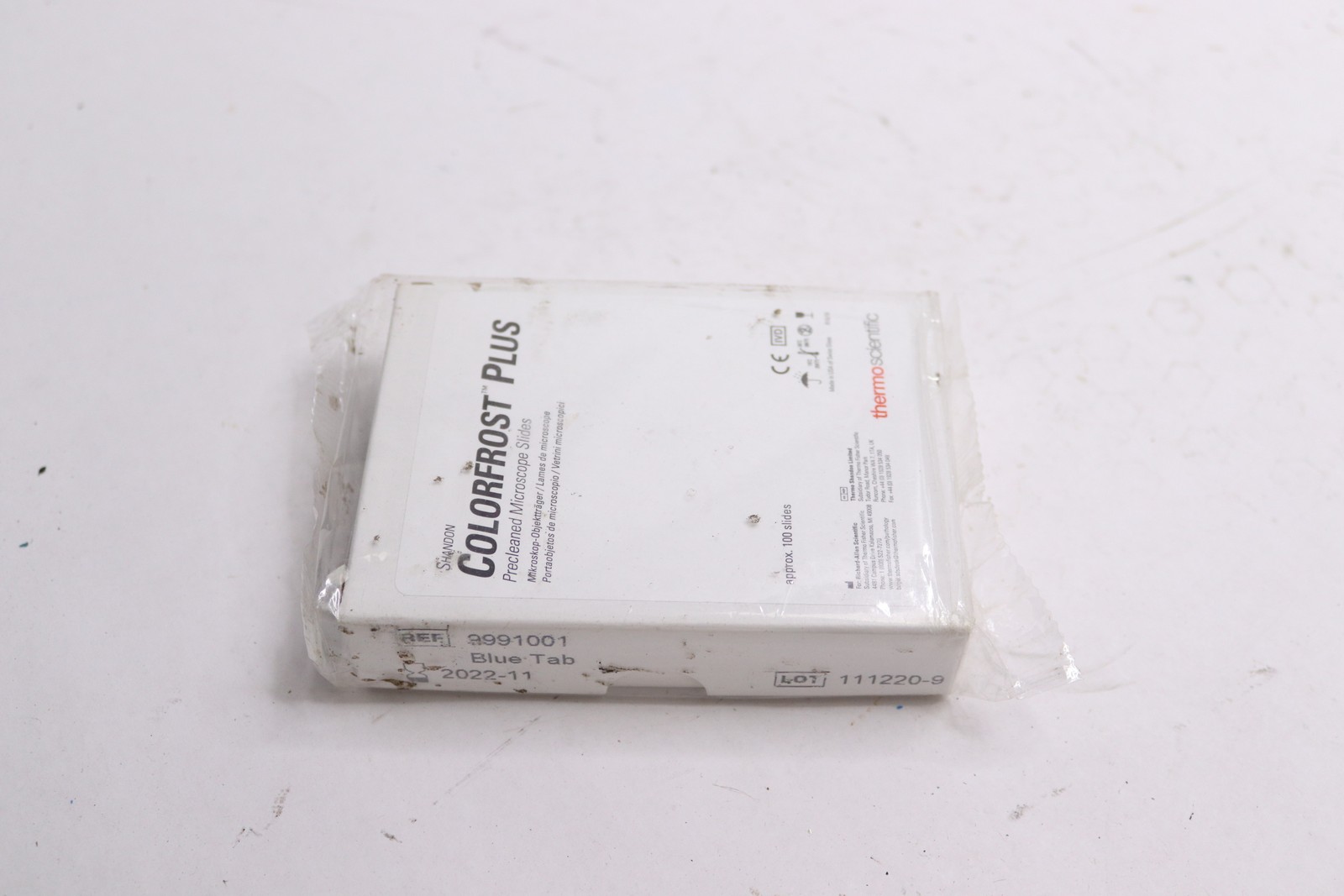 (100-Pk) Fisher Scientific Microscope Slide Colorfrost 25mm x 75mm 9991001
