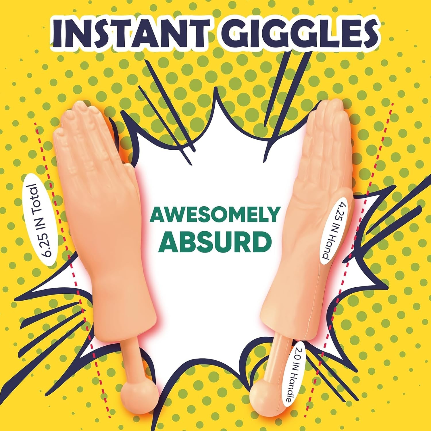DR DINGUS Tiny Hands (1 Pair - Original) - Original Little Small Miniature