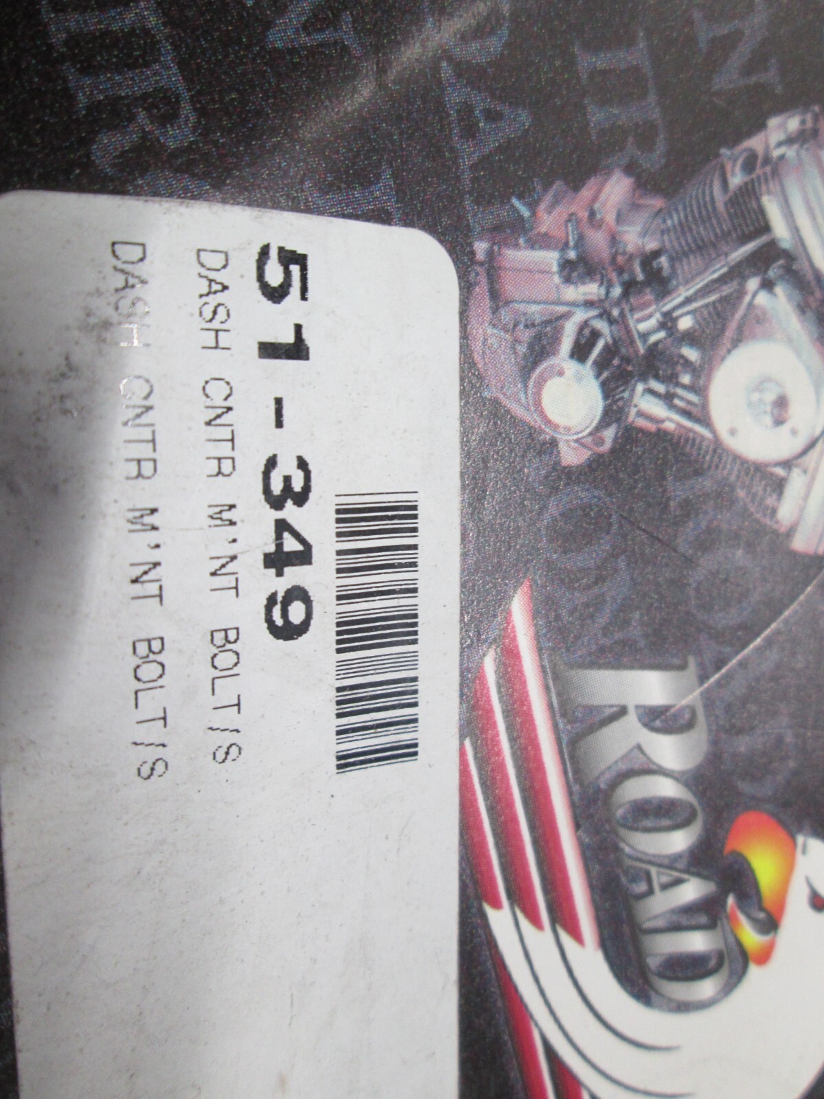 EMGO DASH CENTER MOUNT BOLT + STUD - GETS TWO / Harley HD 1948-1967