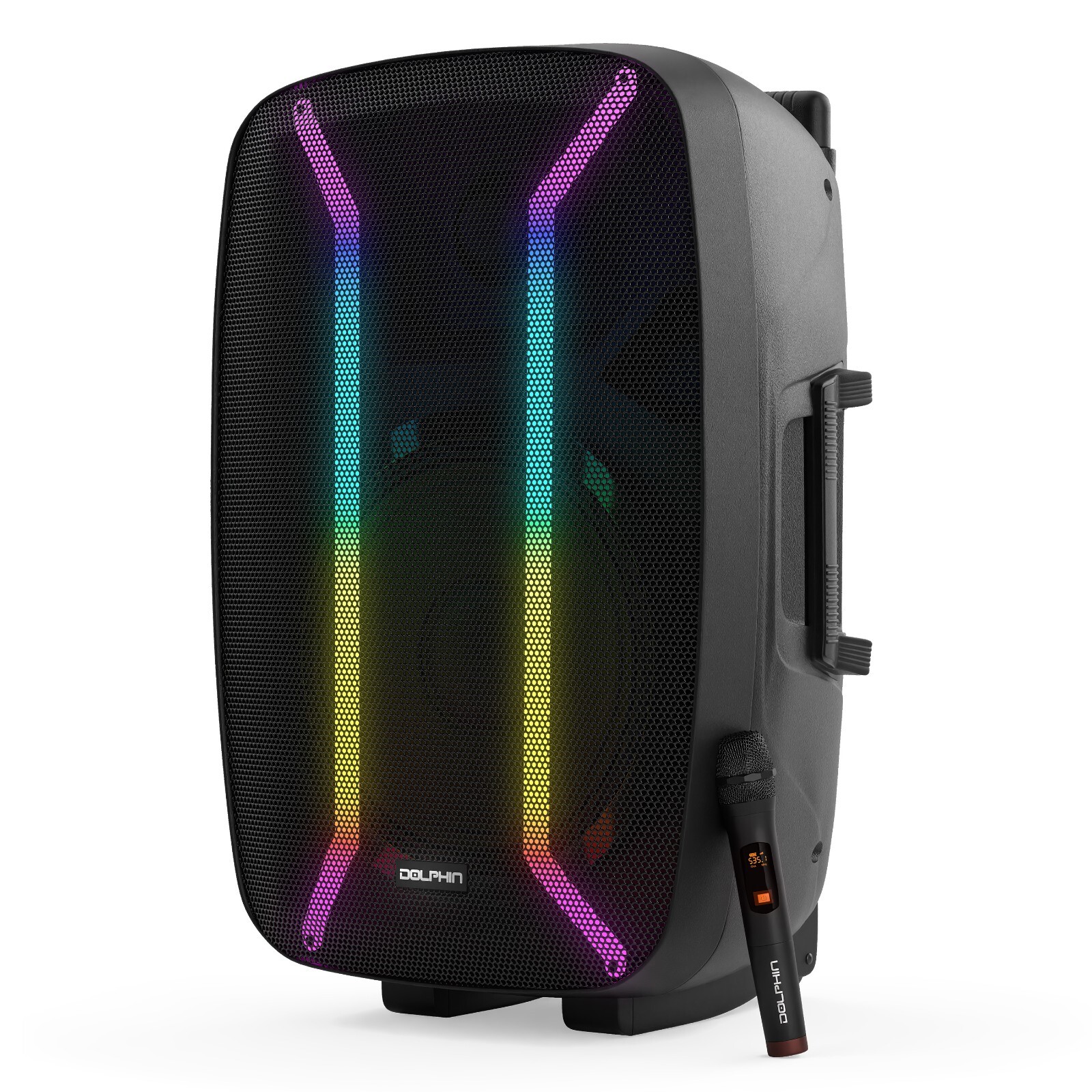 Dolphin 15" Pro Bluetooth Speaker w/ Deep Bass XLR Input for DJ's Events Party
