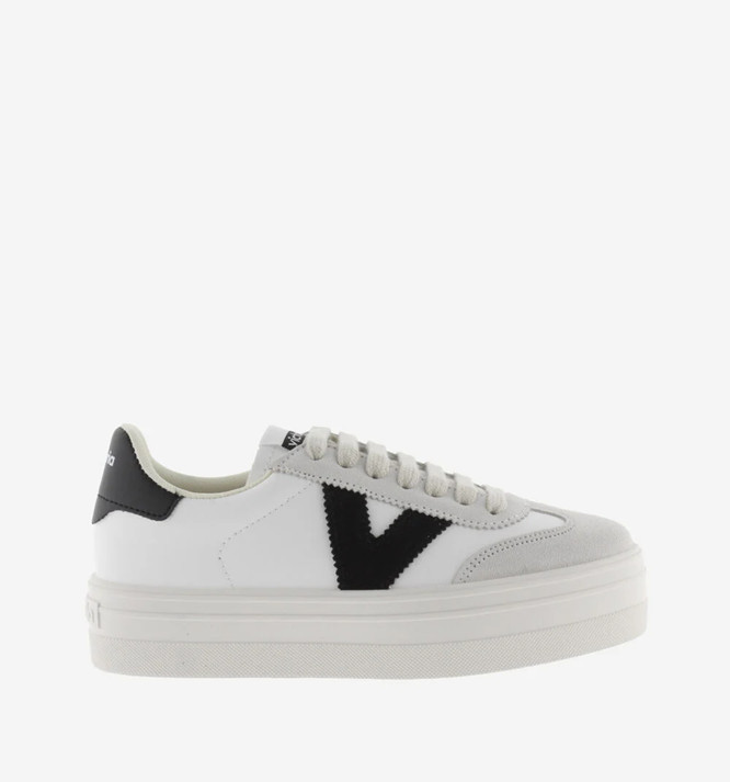 Victoria Barcelona Leather Negro Platform Sneaker Women EU sizes 37-41/US6-10