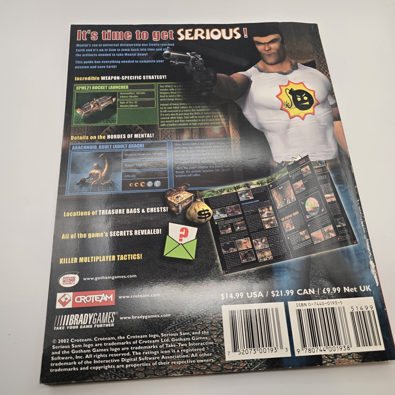 Serious Sam BradyGames Official Strategy Guide