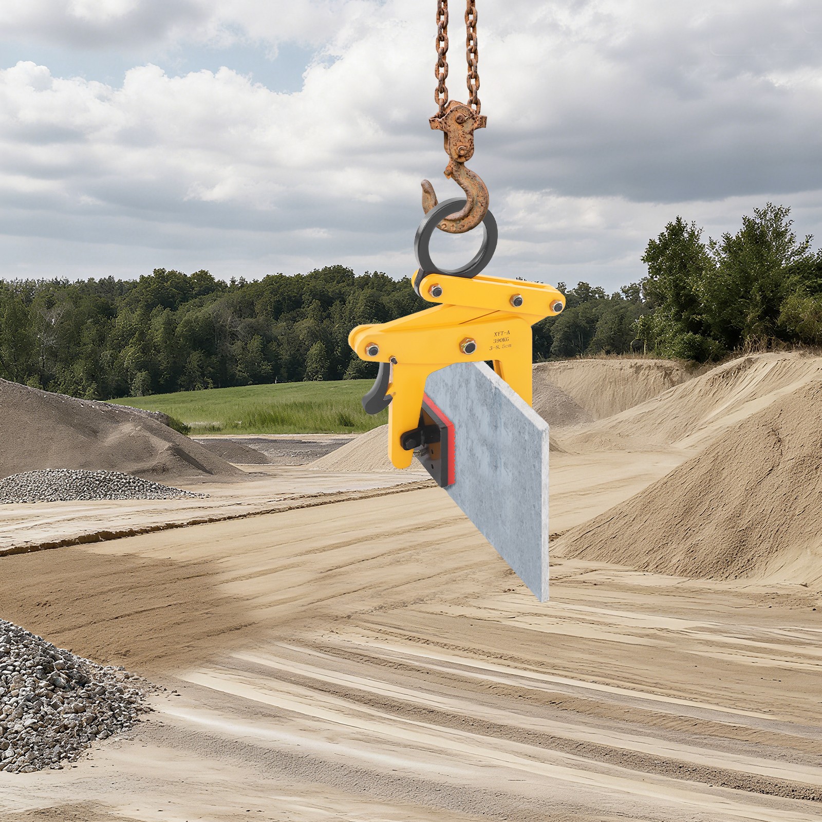 Slab Lifting Clamp 860 lbs Lift Equipment Heavy Duty Stone Lifter Clamping Tool