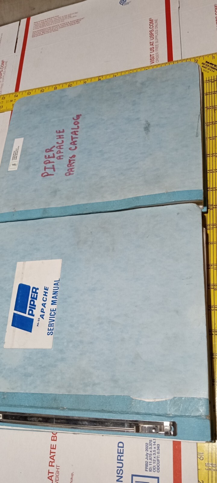 PIPER  APACHE PA-23-150.   PA-23-160 AIRCRAFT SERVICE MANUAL And PARTS CATALOG