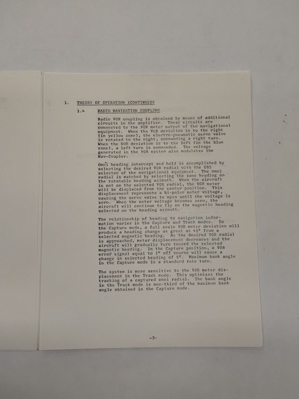 Brittain Industries Mooney Navigation Coupler Operation & Service Instructions