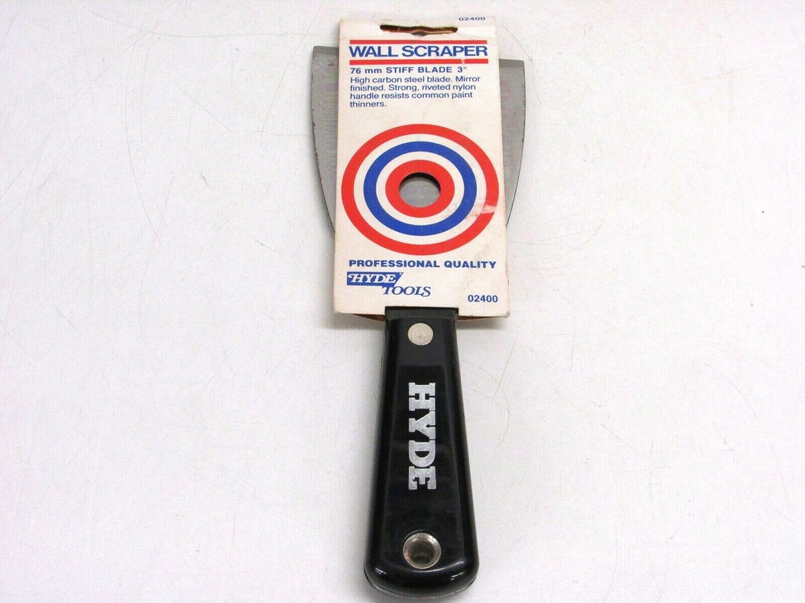VINTAGE HYDE STIFF BLADE SCRAPER #02400, WALL SCRAPER