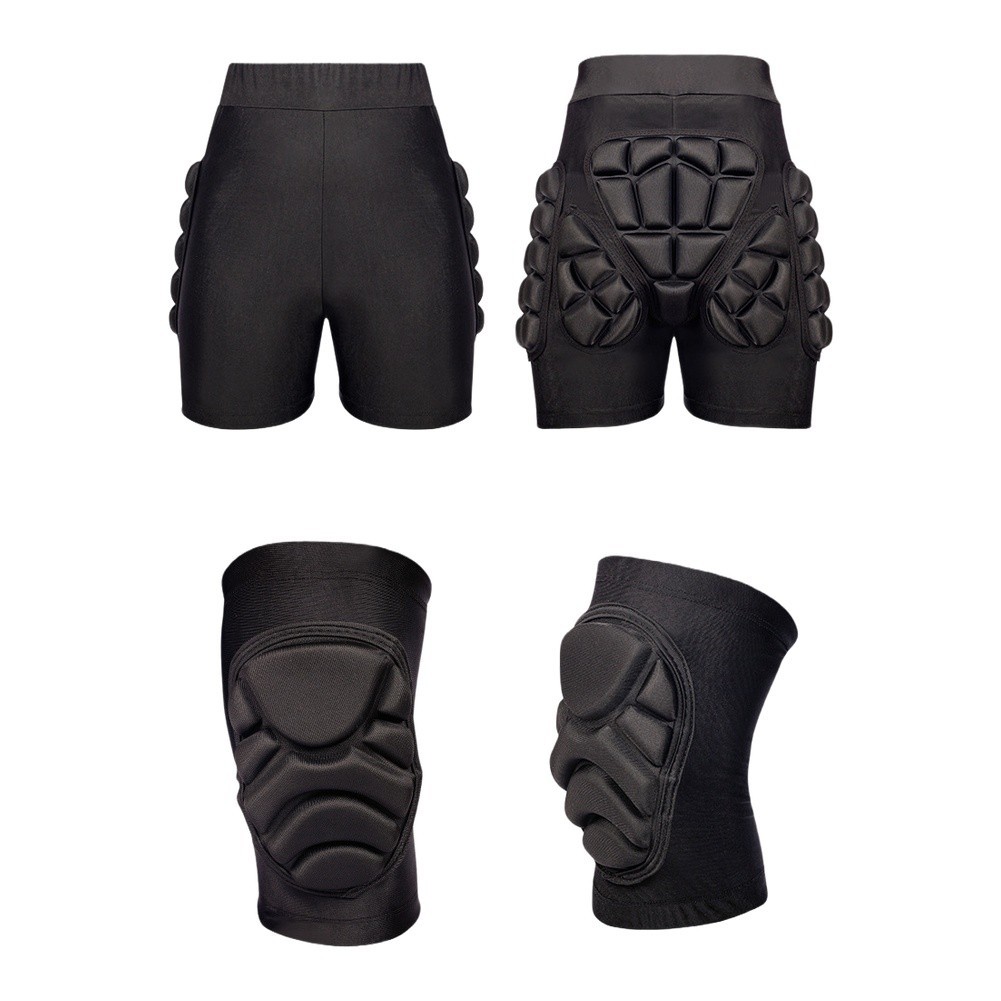 EVA Padding Shorts Ski Hip Protector Snowboarding Breathable Nylon Spandex