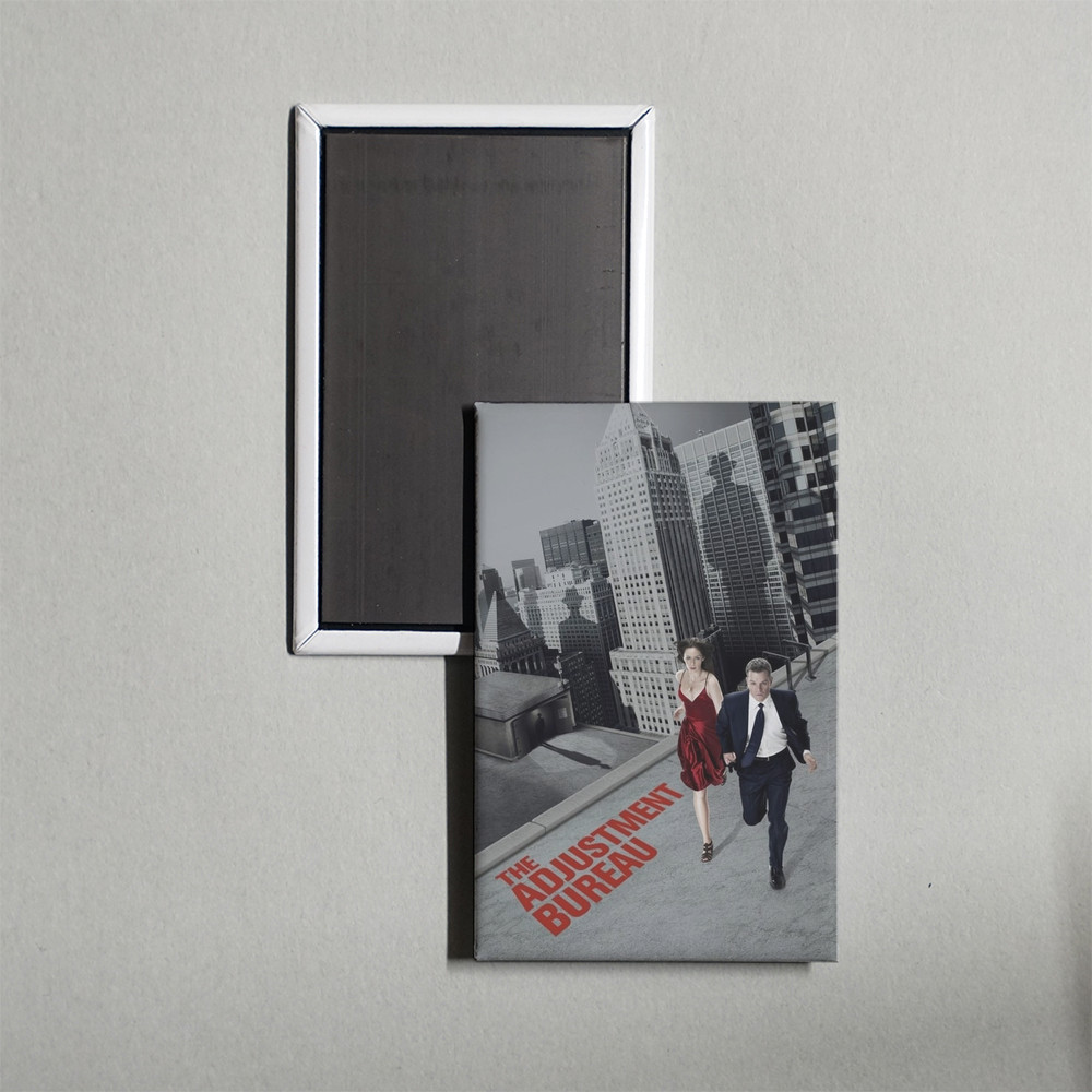 The Adjustment Bureau Mini Movie Poster Fridge Locker Magnet