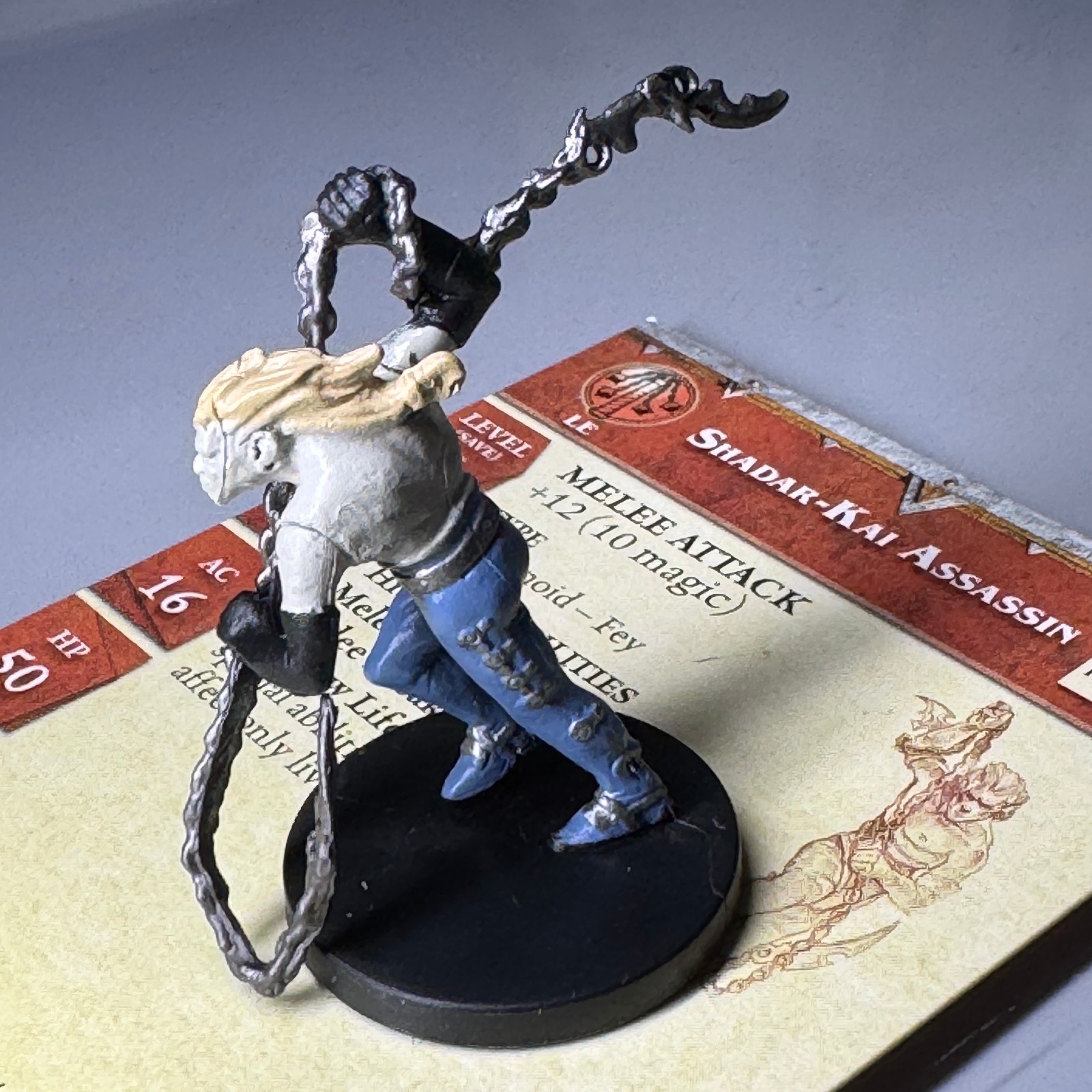 Dungeons & Dragons D&D Miniatures Desert of Desolation SHADAR-KAI ASSASSIN #35
