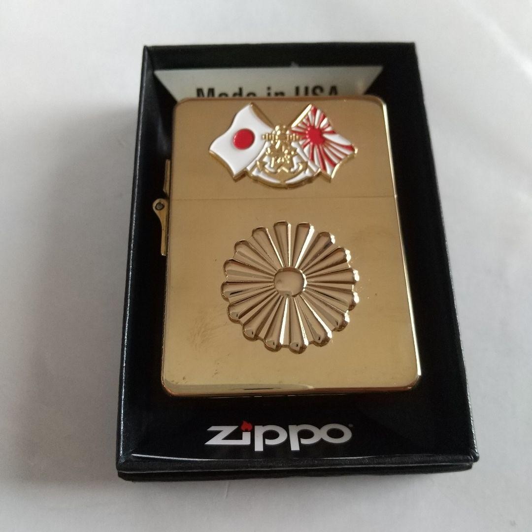 ZIPPO Lighter Japan Maritime Self-Defense Force Chrysanthemum Emblem ZIPPO ZIPPO