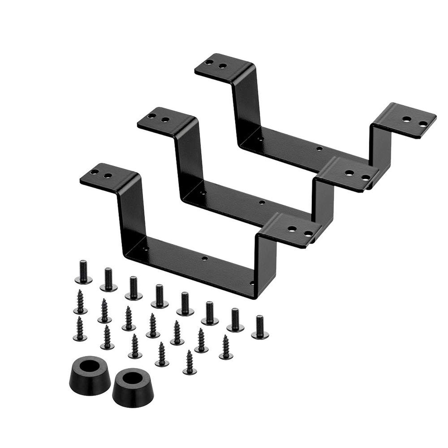 Under Desk Keyboard Tray Track Elevation Kit for 30" x 24" Desk - Easily Inst...