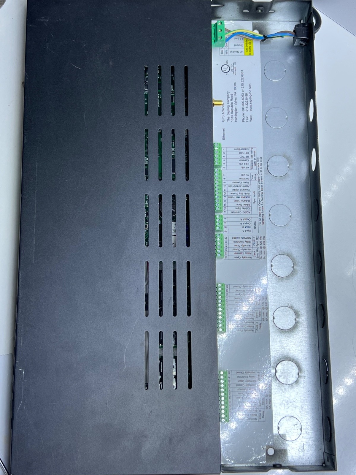 Sapling Master Clocks NPT-8R0-0108-1