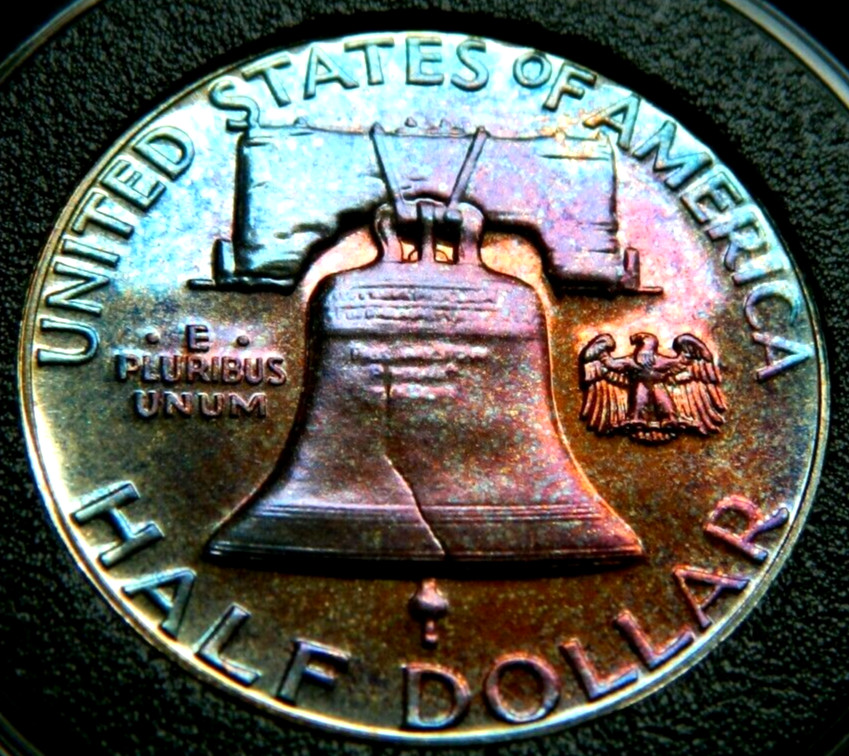 1960   PROOF 50c Franklin Half Dollar - 90% silver