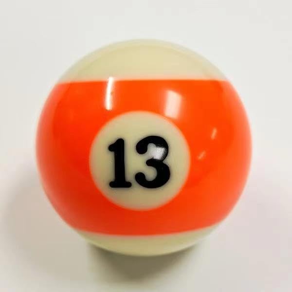 Sinsilvie Replacement Pool Ball，Replacement Eight Ball, 2-1/4" Regulation 13