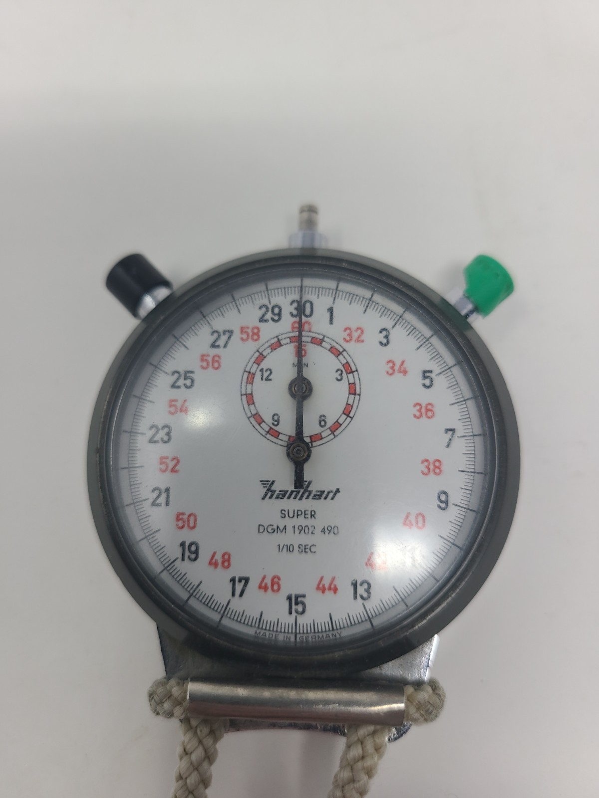 Hanhart Amigo 1/10 Sec. Mechanical Wind Up Vintage Stopwatch