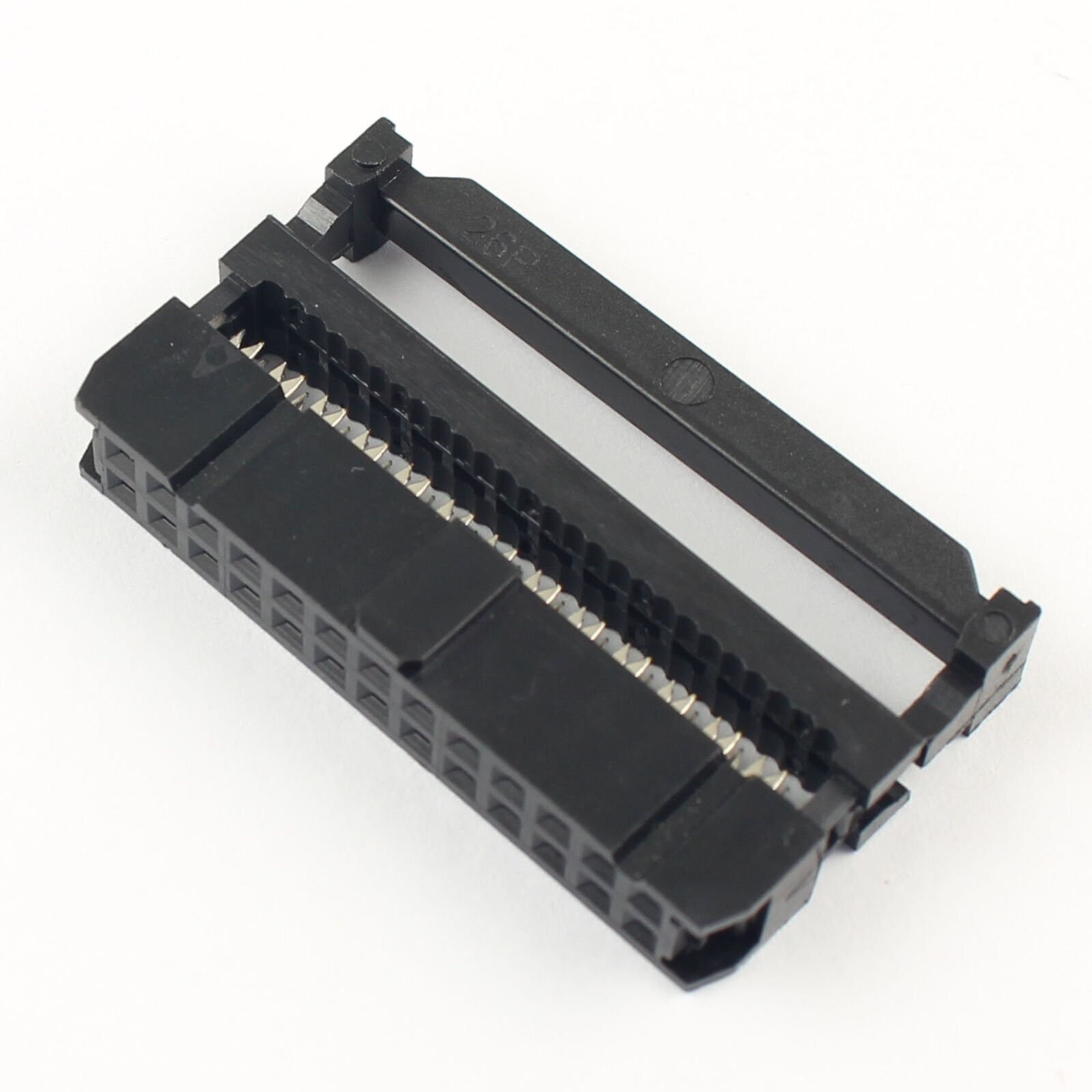 5pcs black 2.54mm pitch 2x13 pin 26 pin IDC female header cable connector FC-26
