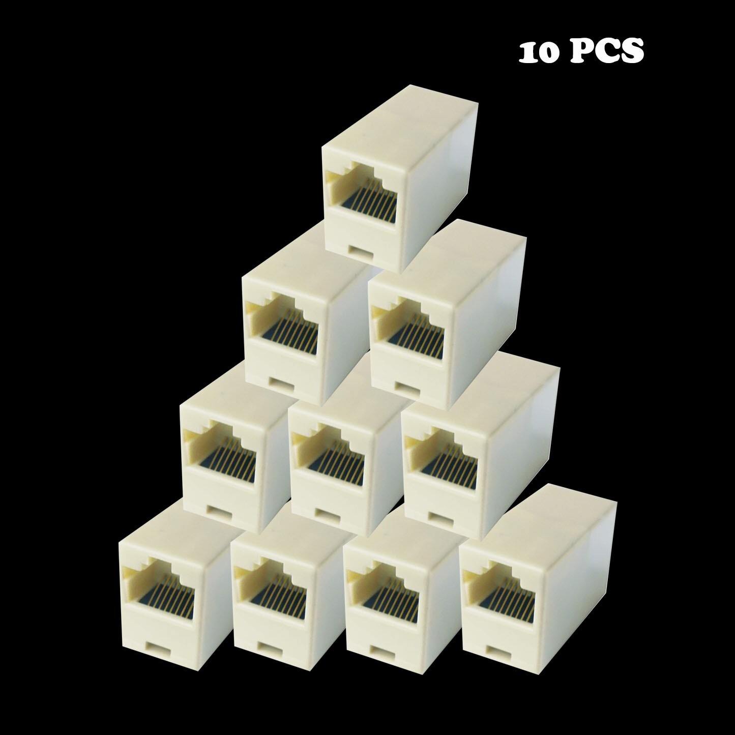 InstallerCCTV RJ45 Coupler for Cat7 Cat6 Cat5e Ethernet Cable Inline Coupler LOT