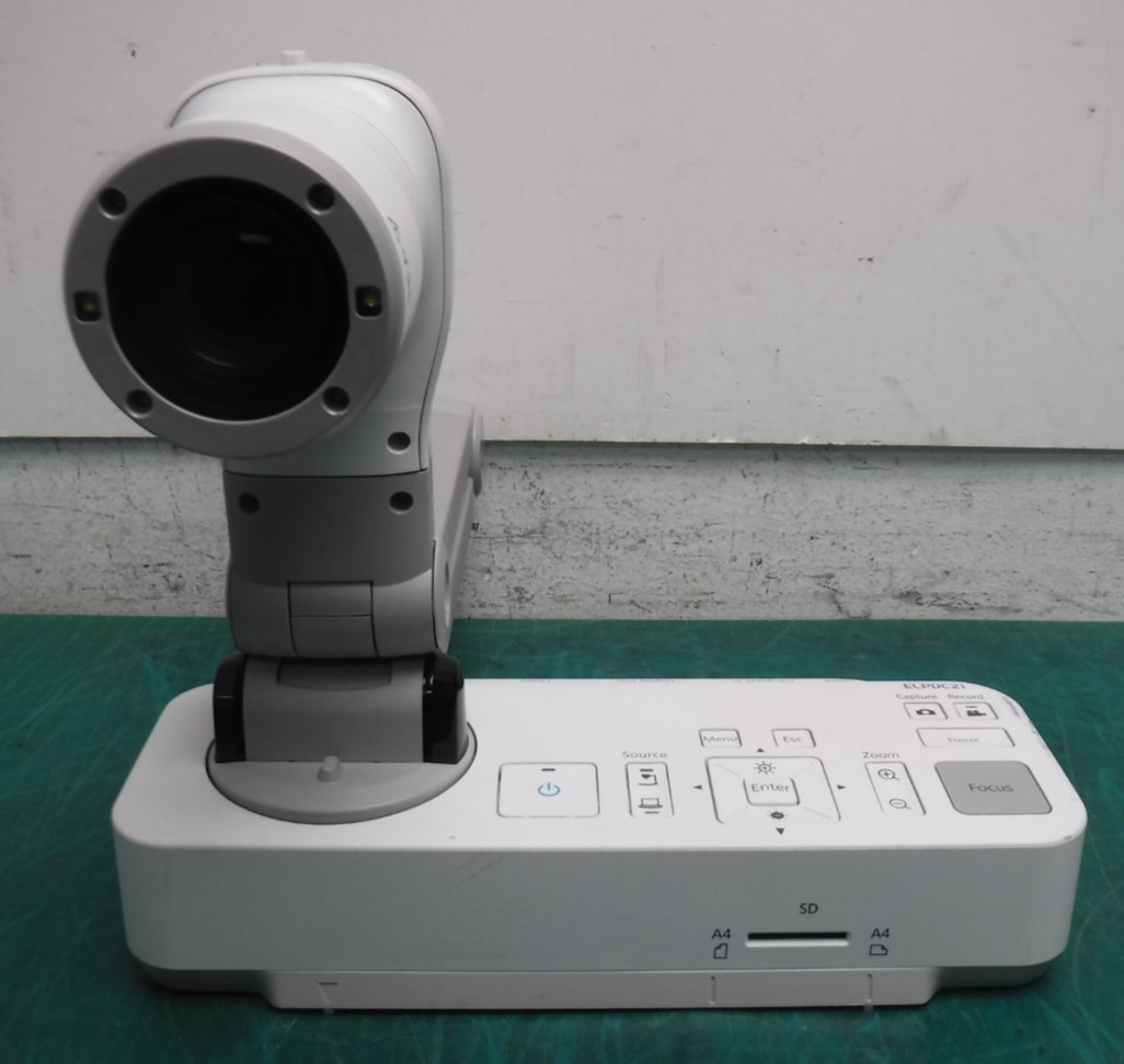 Epson ELPDC21 Document Camera with Power Supply – No USB Cable –Visual Presenter
