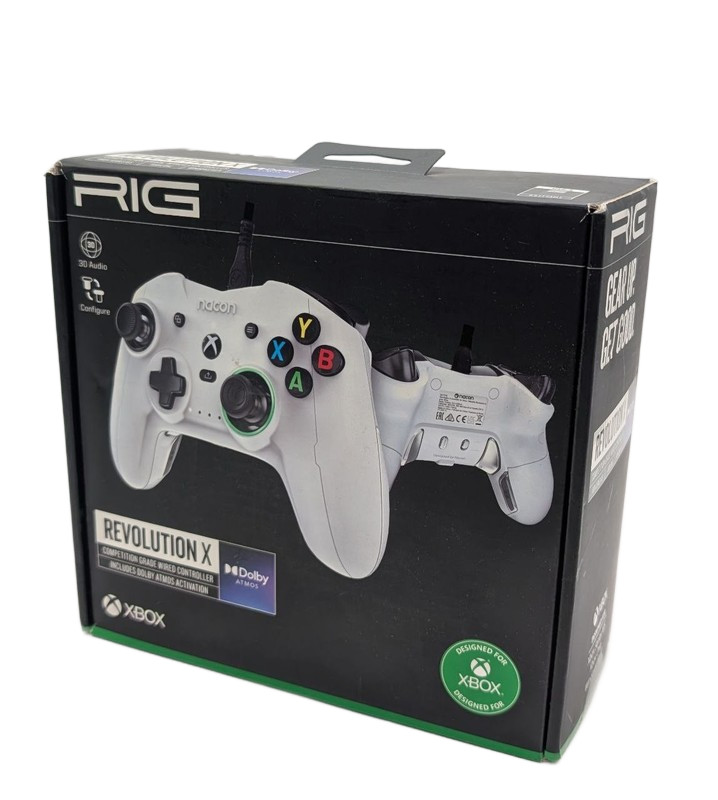 RIG Nacon Revolution X Wired Xbox Controller - White