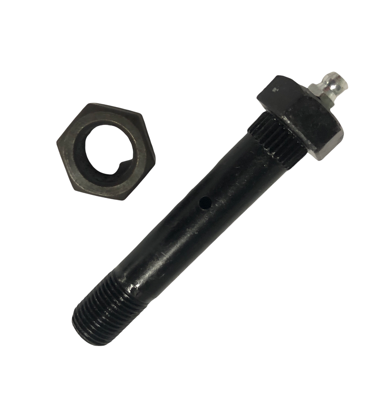 2) 3500# Trailer Axle Spring Shackle Grease Type Eye "wet" Bolt 9/16 x 3”