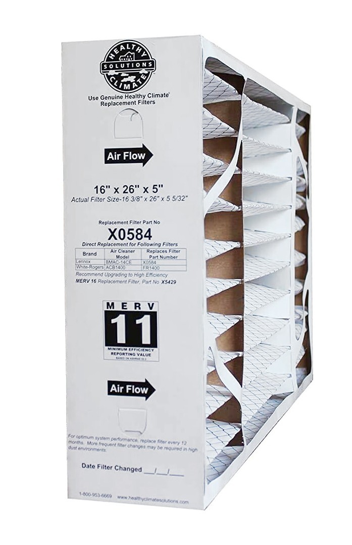 Lennox X0584 BMAC 16" x 26" x 5" Furnace Filter
