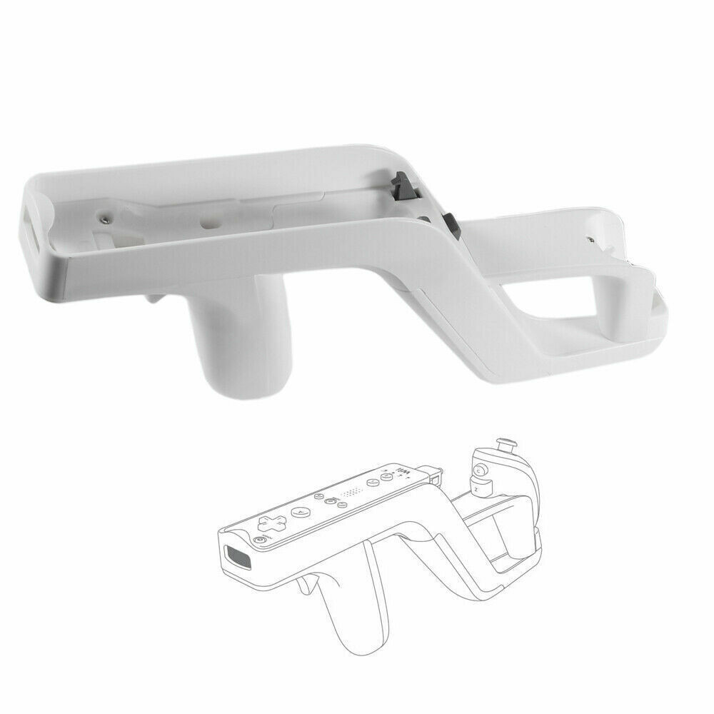 2x Zapper Gun for Nintendo Wii Wireless Blaster Remote Control Shooter