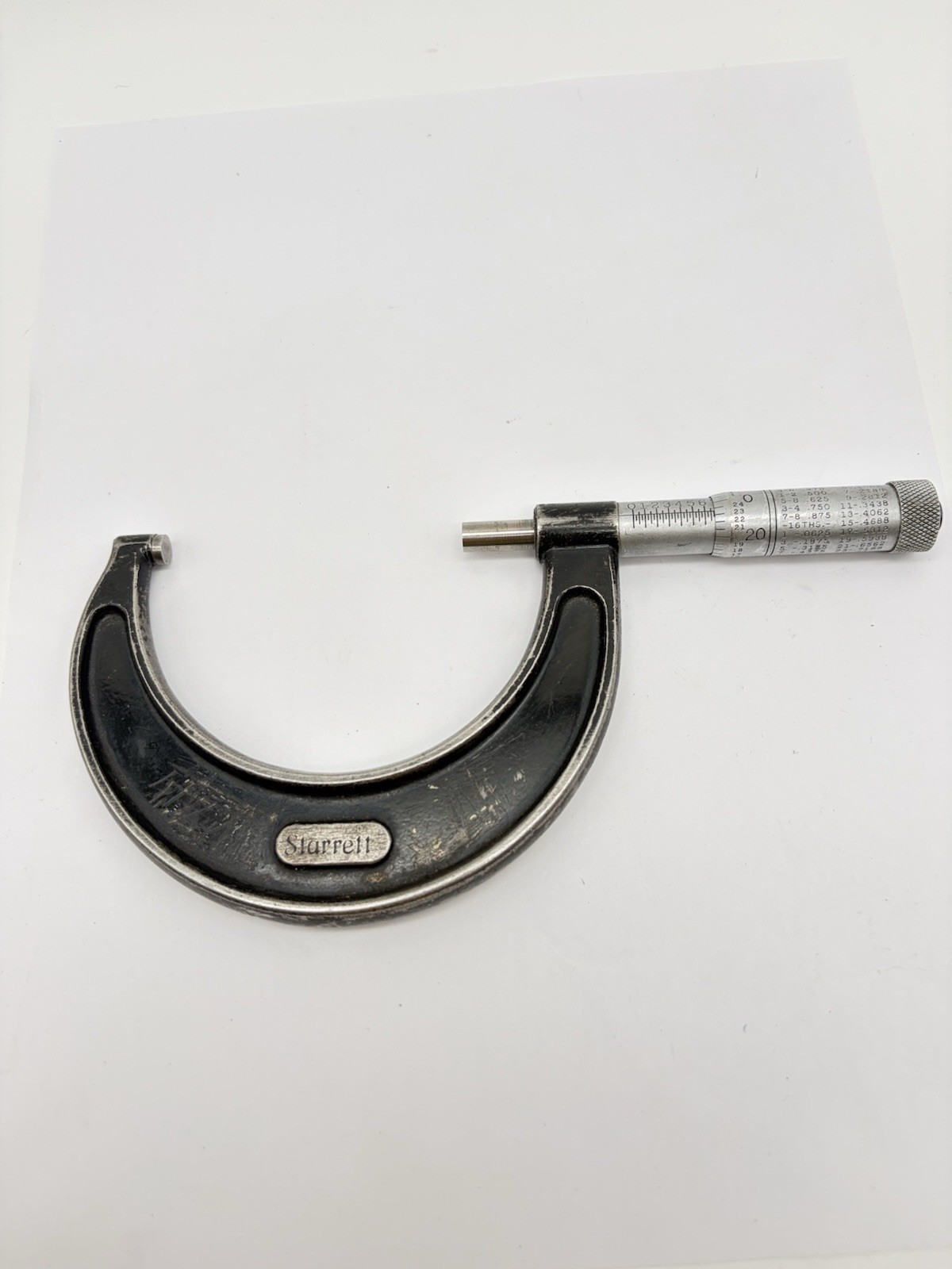 Starrett Vintage No. 436 2-3” Outside Micrometer .0001