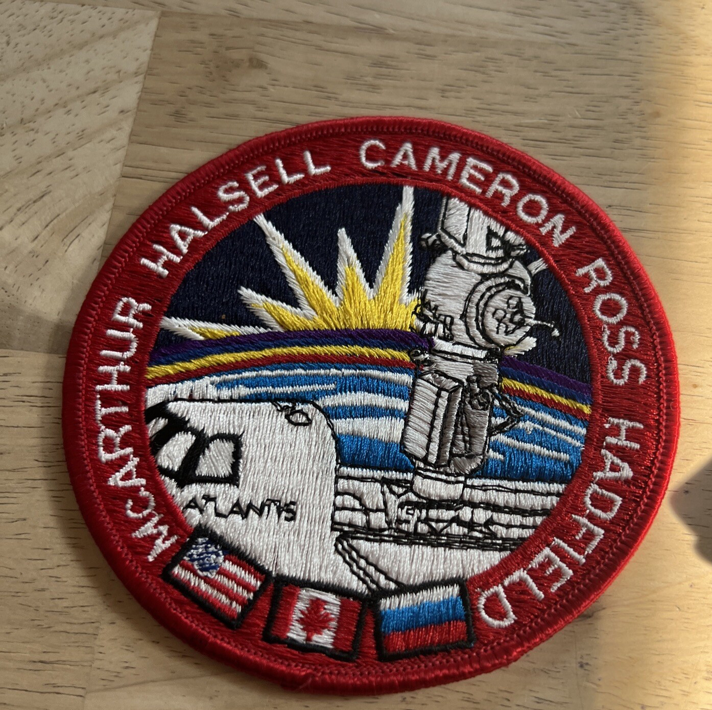 NASA STS-74 ATLANTIS Space Shuttle PATCH 1995 Mission Kennedy Space Center USA
