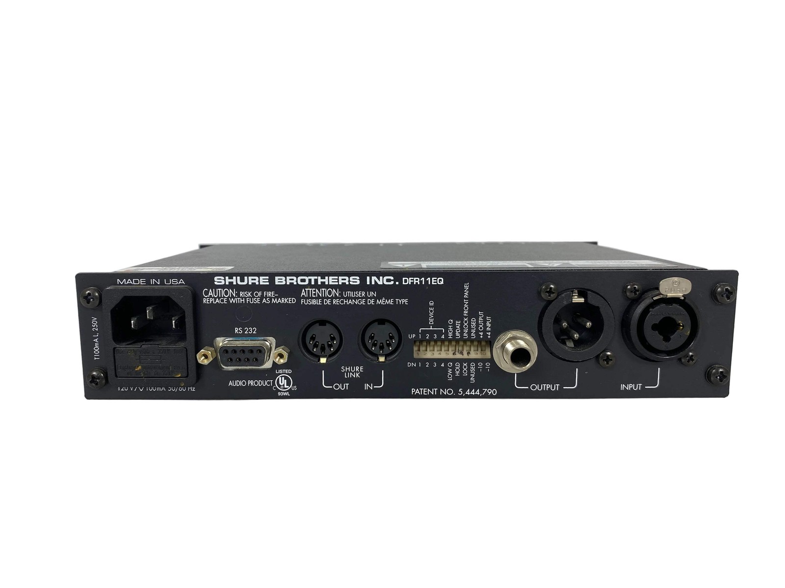 Shure DFR11EQ Digital EQ and Feedback Reducer