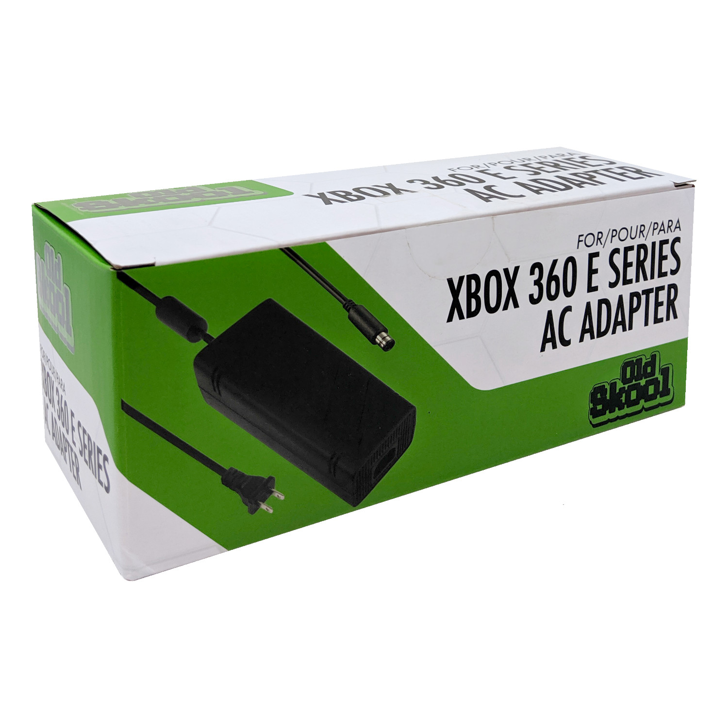 Old Skool XBOX 360 E Series AC Adapter ( Power Brick & Cord ) *NEW*
