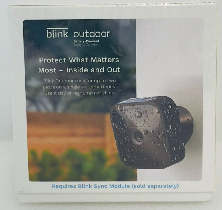 Blink Outdoor (3rd Generation) Add-On Security Camera BCM00400U, New