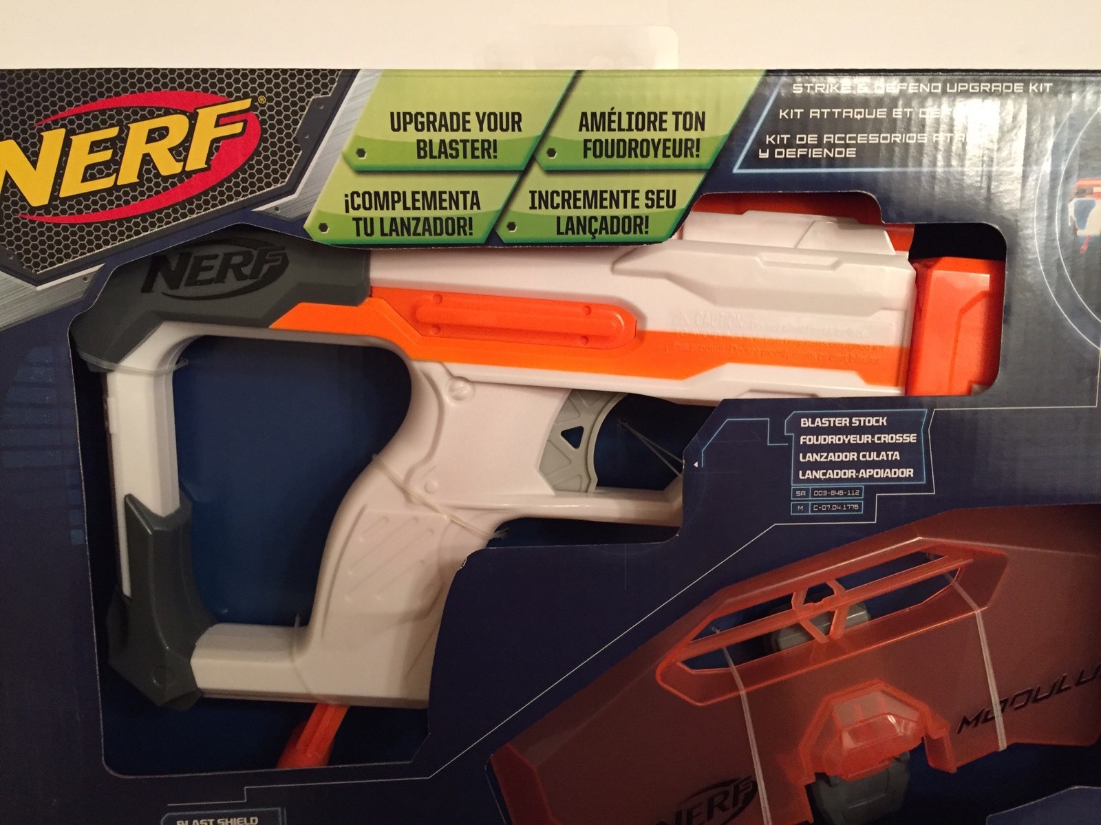 NERF Modulus Strike and Defend Upgrade Kit New in Box