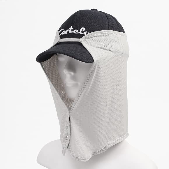 Sun Face Neck Drape Protection UV Shield Visor Cooling Protection Grey