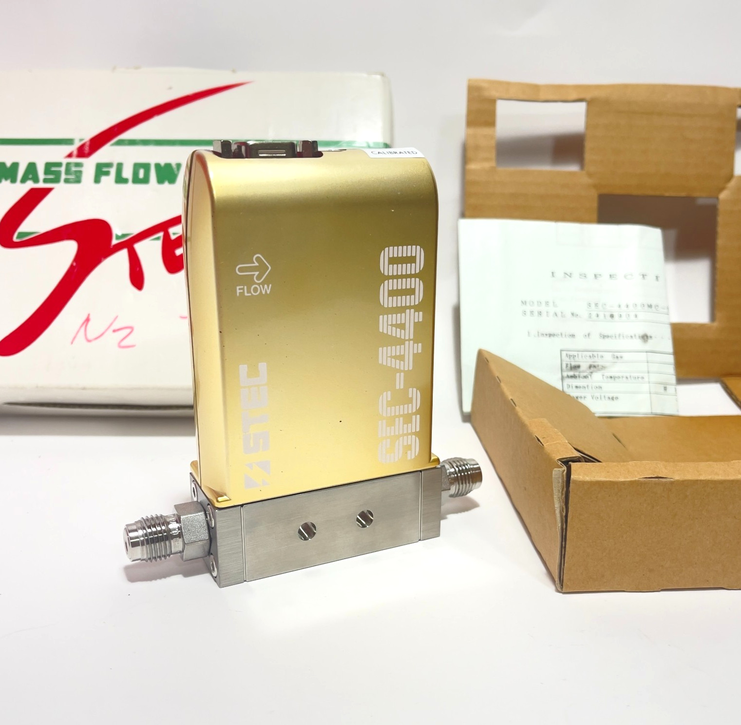 STEC SEC-4400MC-G2 Mass Flow Controller MFC 500 SCCM Ar Argon w/ Inspection cert