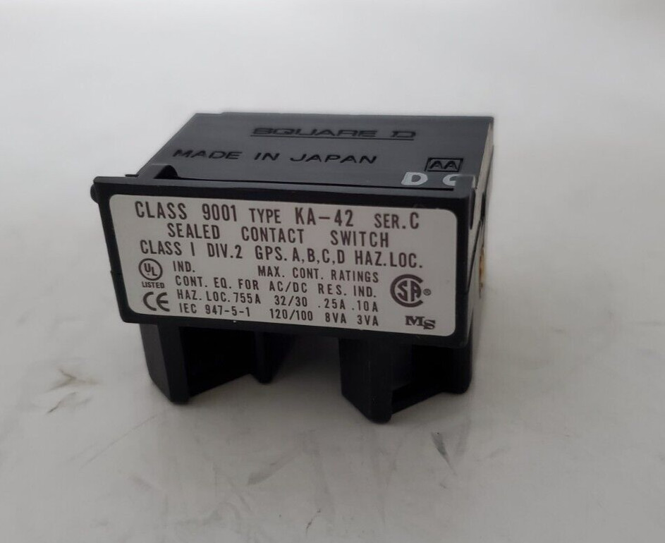Square D Logic Reed Contact Block 9001KA42