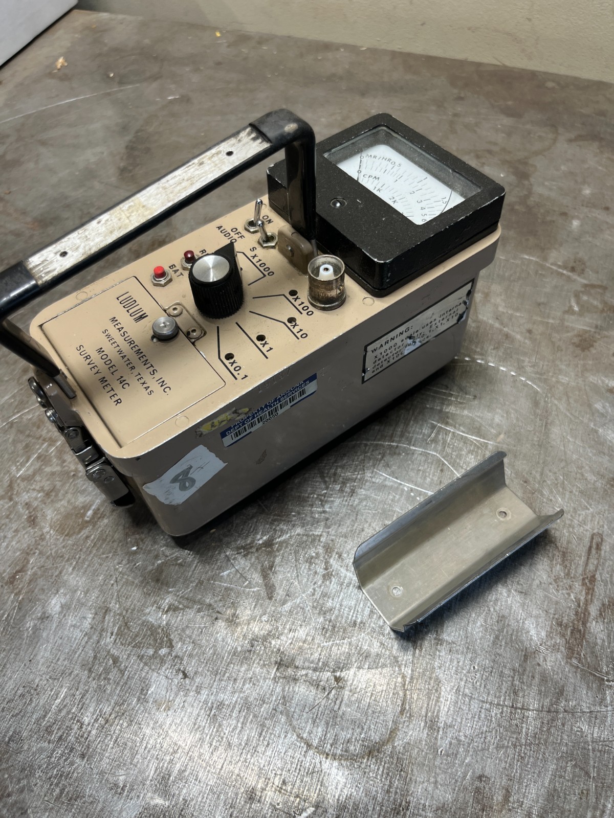 Ludlum Model 14C Survey Meter Geiger Counter Radiation