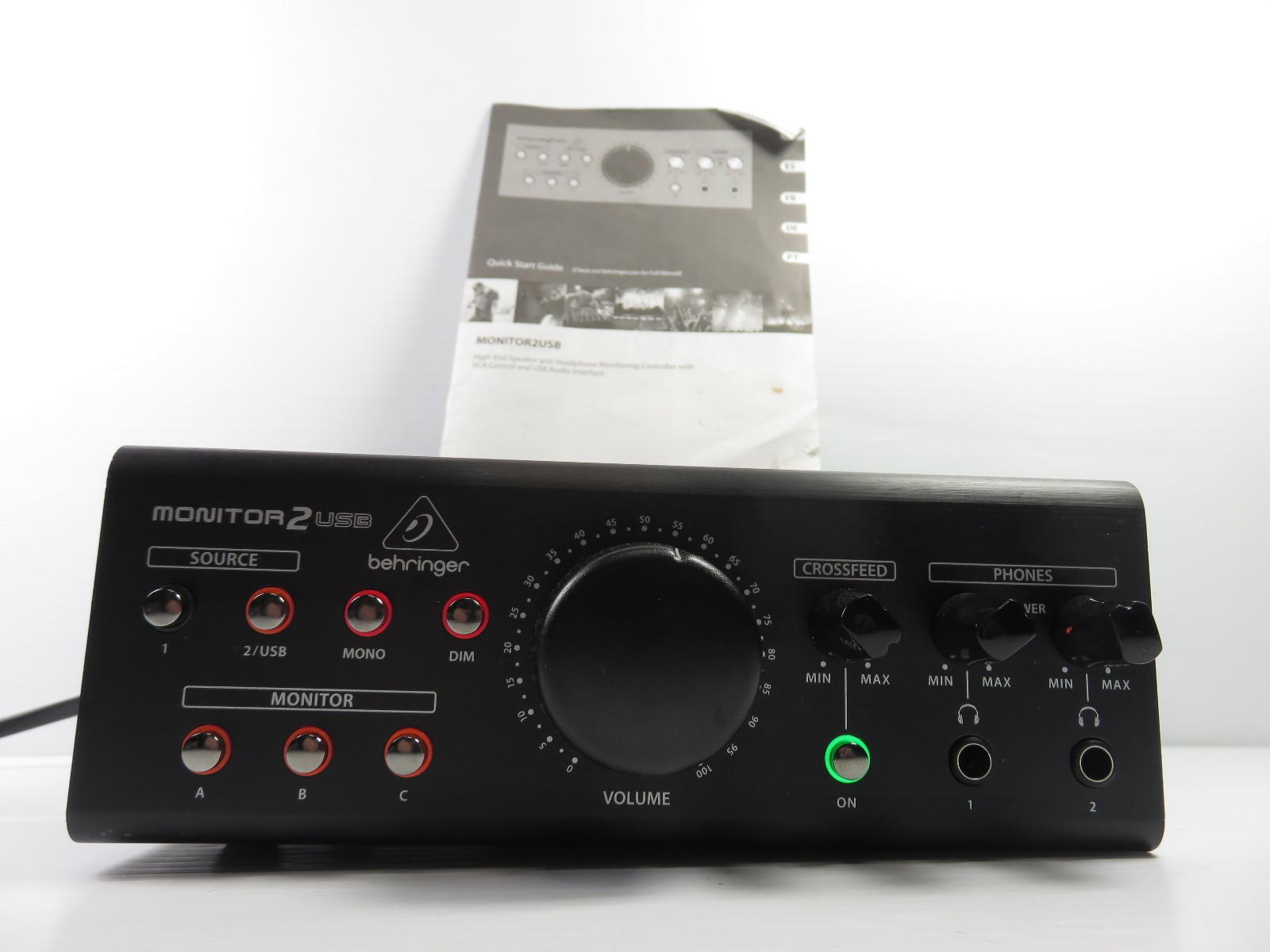 Behringer MONITOR2USB USB Audio Interface Monitor Controller / Look! 👀🔥