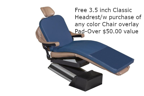 MediPosture Memory Overlay Pad- Get Free 3.5" Classic Headrest w/purchase