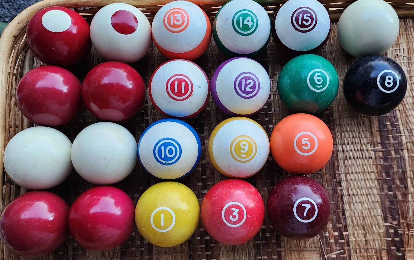 Vintage Billards Balls.