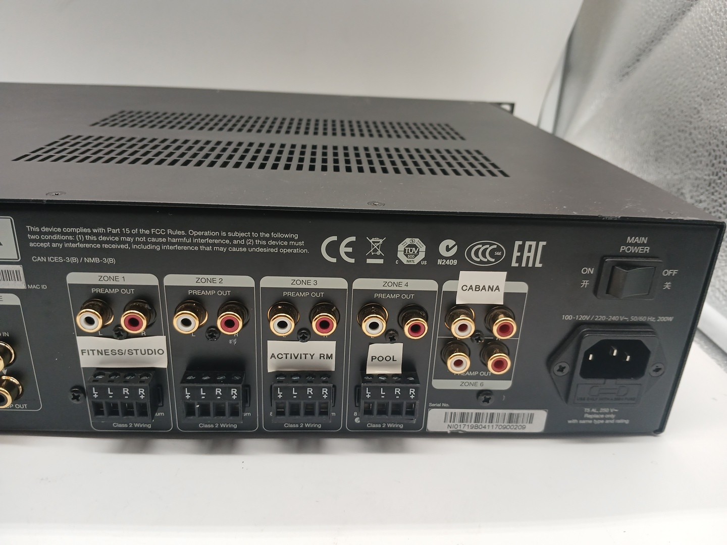 Niles MRC-6430 Multi Room Controller Untested PARTS
