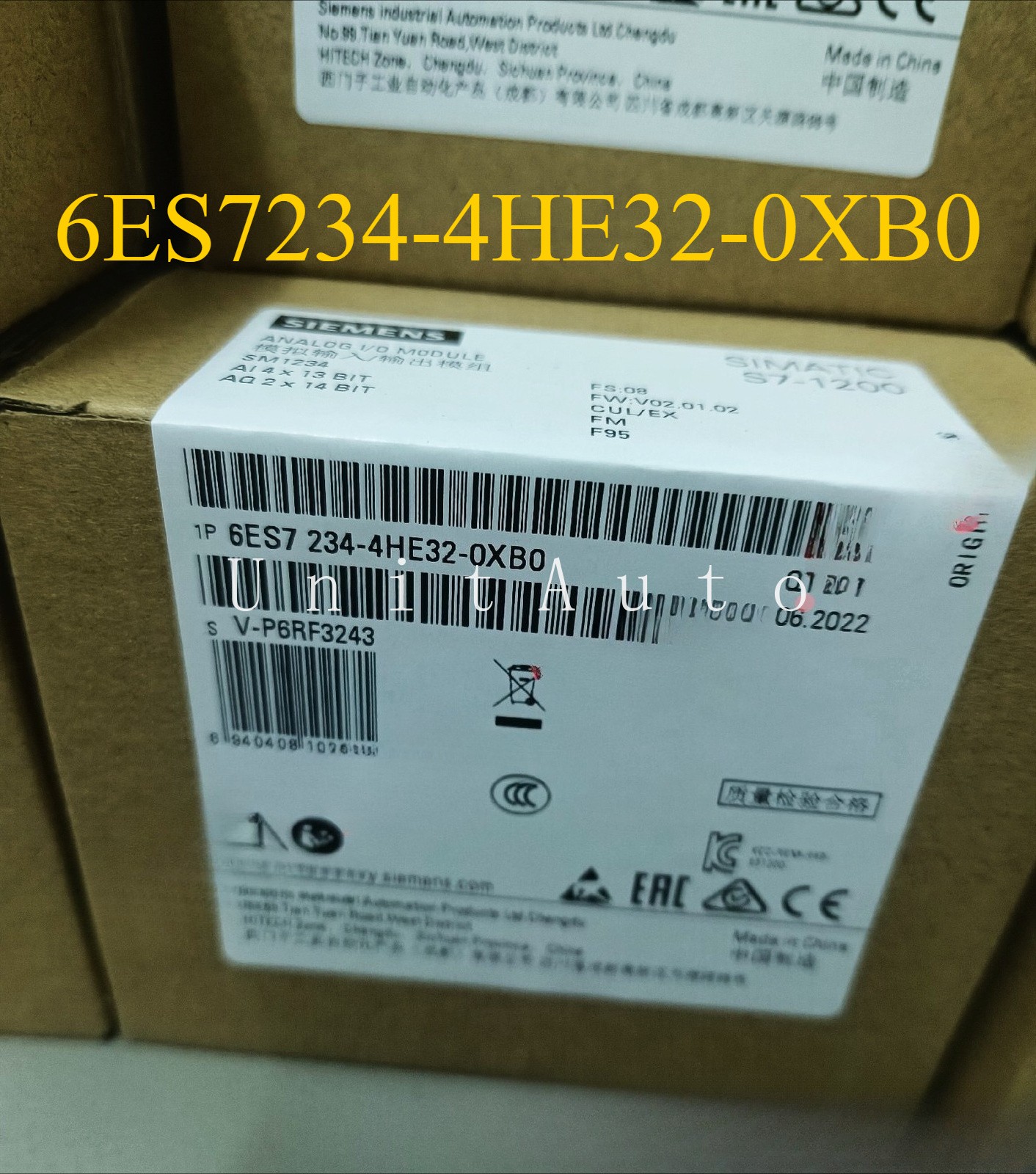 6ES7234-4HE32-0XB0 Siemens S7-1200 Analog Input Output Module DHL Fast Ship